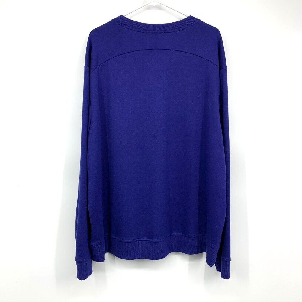 All In Motion Sweatshirt Blue Ponte Knit Crewneck Long Sleeve Top - Picture 7 of 9